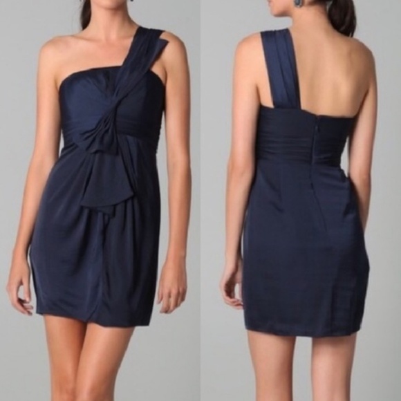 BCBGMAXAZRIA Palais One Shoulder Dress - Picture 5 of 5